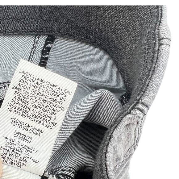 Free People Pull-On Flared Bell Bottom Jeans Denim Gray Size 27 - Picture 10 of 10